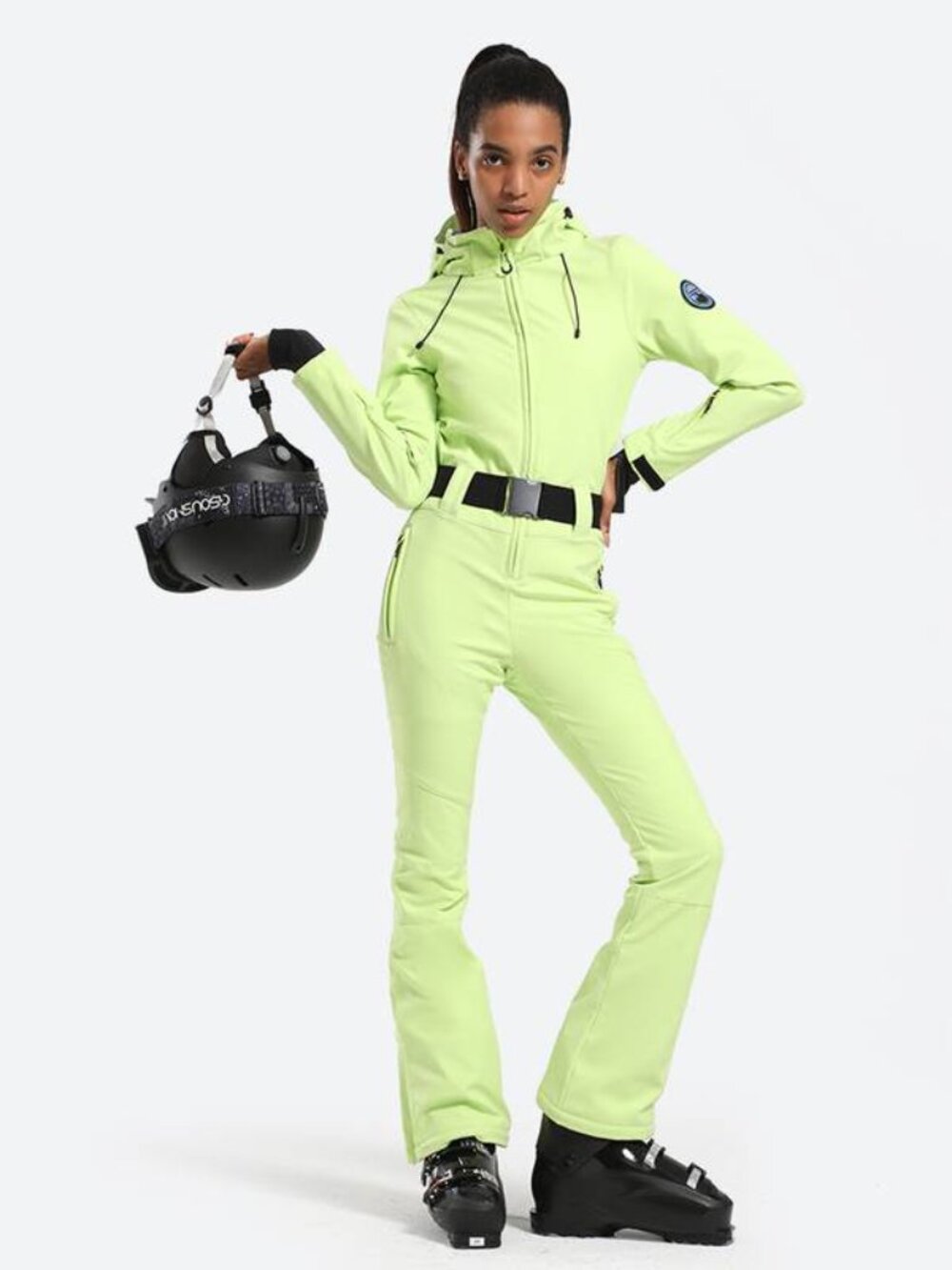 NEW GSOU Snow Classic Belted Ski Suit Women’s